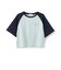 ハートラグラン五分袖Tシャツ
