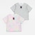 チュールプリントレイヤード半袖Tシャツ