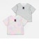 チュールプリントレイヤード半袖Tシャツ