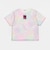 チュールプリントレイヤード半袖Tシャツ