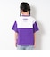 メタリックロゴ配色半袖Tシャツ