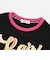 グラデプリント背中開き半袖Tシャツ