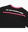 グラデプリント背中開き半袖Tシャツ