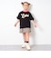 グラデプリント背中開き半袖Tシャツ