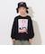 ガールイラスト長袖Tシャツ