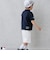 【MLB】カットデニムハーフパンツ