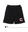 【MLB】カットデニムハーフパンツ