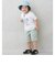 総柄ハーフパンツ