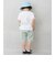 総柄ハーフパンツ