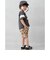 総柄ハーフパンツ
