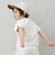 スクエア刺しゅうドッキング半袖Tシャツ