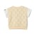 スクエア刺しゅうドッキング半袖Tシャツ