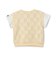 スクエア刺しゅうドッキング半袖Tシャツ