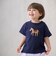 アップリケ車・ポニー半袖Tシャツ