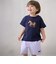 アップリケ車・ポニー半袖Tシャツ