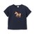 アップリケ車・ポニー半袖Tシャツ
