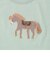 アップリケ車・ポニー半袖Tシャツ