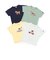 アップリケ車・ポニー半袖Tシャツ