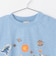 【防汚加工】宇宙グラフィック半袖Tシャツ