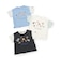 【防汚加工】宇宙グラフィック半袖Tシャツ