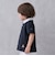 【接触冷感】ポロ衿配色半袖Tシャツ