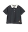 【接触冷感】ポロ衿配色半袖Tシャツ