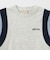 【接触冷感】袖ライン配色半袖Tシャツ