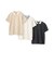 【WEB限定】【接触冷感】ポロ衿配色Tシャツ(ジュニア)
