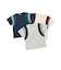 【WEB限定】【接触冷感】袖ライン配色Tシャツ(ジュニア)