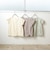 【型崩れしないやわらかコットン】フリル＆ギャザーデザインTシャツ