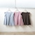 【型崩れしないやわらかコットン】フリル＆ギャザーデザインTシャツ