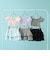 【SWIM】【水着】【UV加工】ギンガムチェックたっぷりギャザーセパレート【子供服】【キッズ】【女の子】