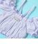 【SWIM】【水着】【UV加工】ギンガムチェックたっぷりギャザーセパレート【子供服】【キッズ】【女の子】