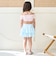 【SWIM】【水着】【UV加工】ギンガムチェックたっぷりギャザーセパレート【子供服】【キッズ】【女の子】