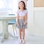 【SWIM】【水着】【UV加工】ギンガムチェックたっぷりギャザーセパレート【子供服】【キッズ】【女の子】