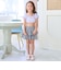 【SWIM】【水着】【UV加工】ギンガムチェックたっぷりギャザーセパレート【子供服】【キッズ】【女の子】