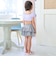 【SWIM】【水着】【UV加工】ギンガムチェックたっぷりギャザーセパレート【子供服】【キッズ】【女の子】