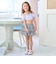 【SWIM】【水着】【UV加工】ギンガムチェックたっぷりギャザーセパレート【子供服】【キッズ】【女の子】