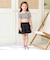 【SWIM】【水着】【UV加工】ギンガムチェックたっぷりギャザーセパレート【子供服】【キッズ】【女の子】