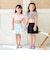 【SWIM】【水着】【UV加工】ギンガムチェックたっぷりギャザーセパレート【子供服】【キッズ】【女の子】