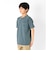 【大人向けサイズあり】天竺・ドロップショルダーピグメント半袖Tシャツ【セットアップ対応】