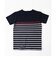 パネルボーダー半袖Ｔシャツ
