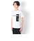 【大人向けサイズあり】OE天竺・縦ロゴプリント半袖Tシャツ