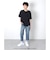 【大人向けサイズあり】天竺・ドロップショルダーリバーシブル半袖Tシャツ【セットアップ対応】