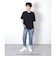 【大人向けサイズあり】天竺・ドロップショルダーリバーシブル半袖Tシャツ【セットアップ対応】