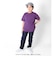 【大人向けサイズあり】天竺・USAコットン ドロップショルダーポケット刺繍半袖Tシャツ