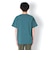 【大人向けサイズあり】天竺・USAコットン ドロップショルダーポケット刺繍半袖Tシャツ