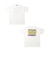 【大人向けサイズあり】天竺・ドロップショルダーバックプリントポップロゴ半袖Tシャツ