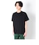 【大人向けサイズあり】天竺・ドロップショルダーバックプリントポップロゴ半袖Tシャツ