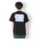 【大人向けサイズあり】天竺・ドロップショルダーバックプリントポップロゴ半袖Tシャツ